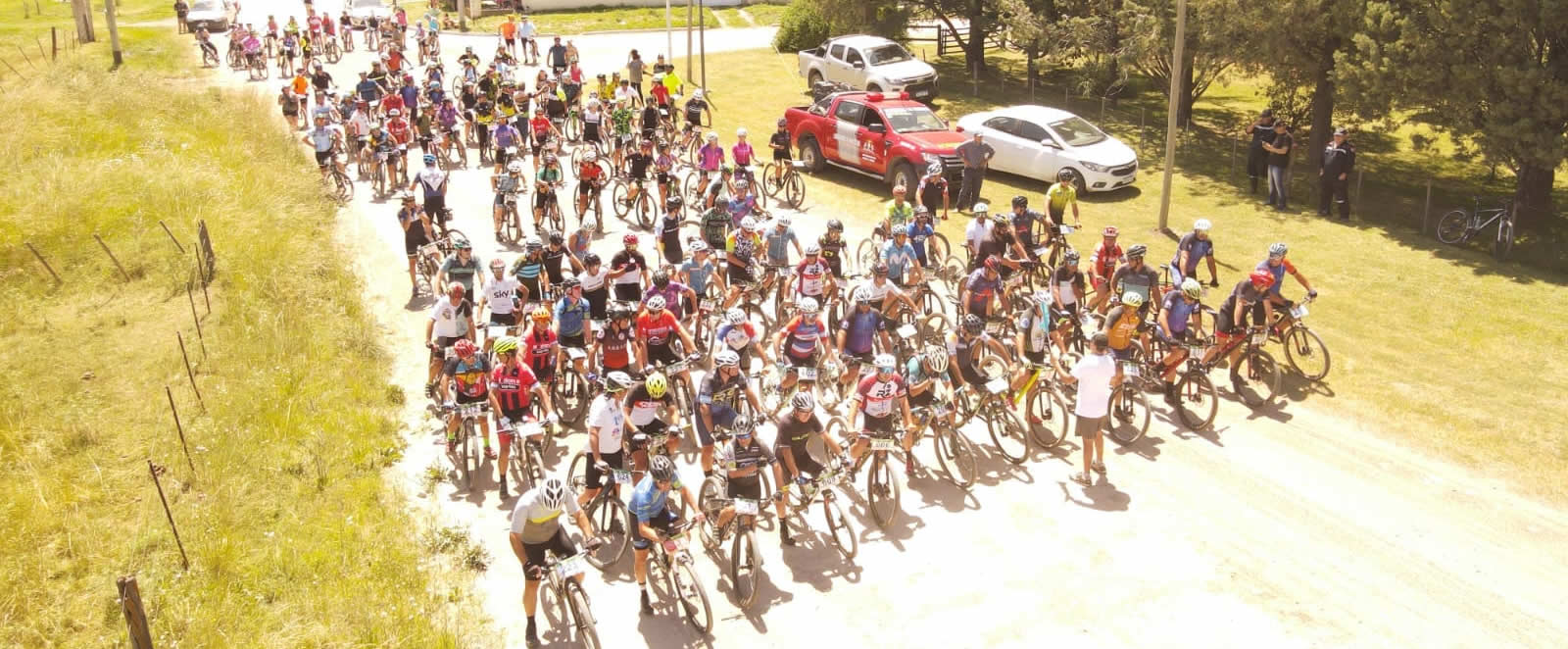 Largada oficial del Rural Bike de Gral. La Madrid