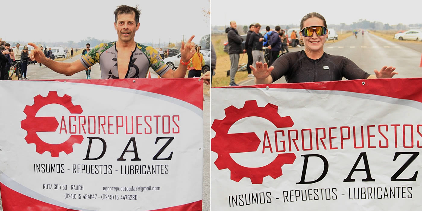 El podio de llos chicos 10k
